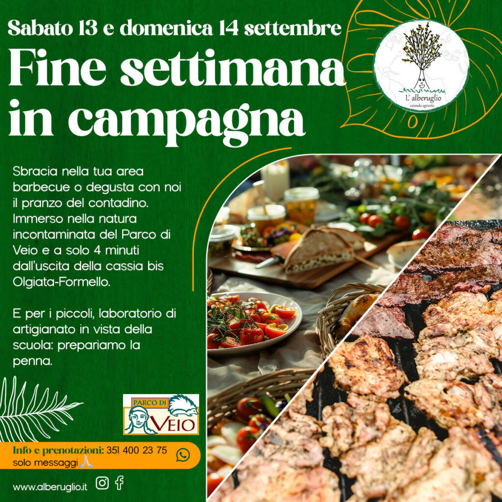 Fine settimana in campagna