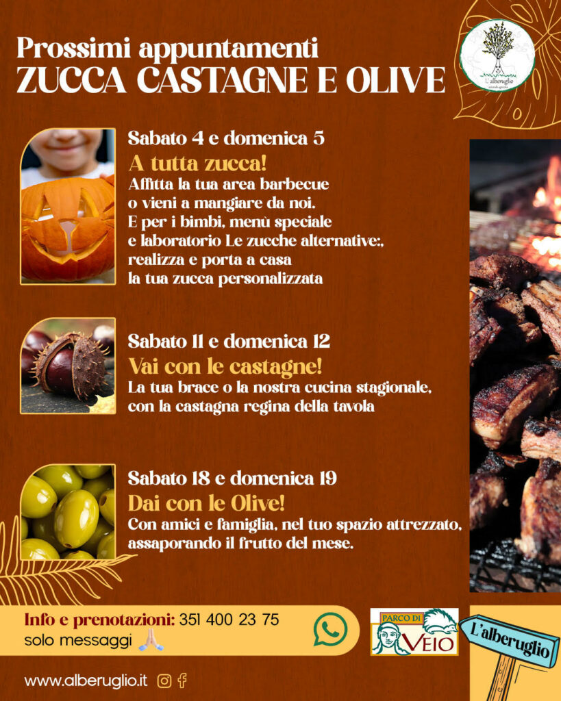 prossimi appuntamenti ottobre